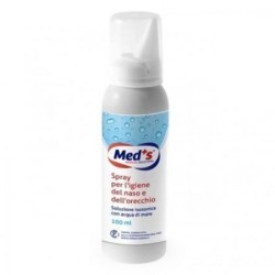 Med's
Soluzione isotonica
Spray per l'igiene del naso e dell'orecchio
con acqua di mare
flacone spray da 100 ml