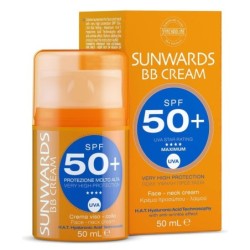 Sunwards BB cream crema viso collo spf 50+ Flacone Airless da 50 ml