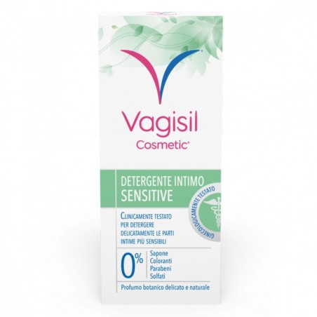 Vagisil Cosmetic
Sensitive
detergente Intimo
Clinicamente testato per detergere delicatamente le parti intime più sensibili