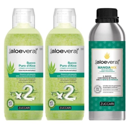 Aloevera2 pure aloe juice 3x1litro