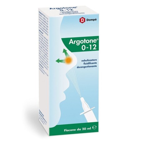 Argotone 0-12
spray nasale
nebulizzatore fluidificante, decongestionante.
Flaconcino spray da 20 ml