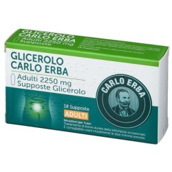 Carlo Erba
Glicerolo
adulti 2250 mg supposte
Trattamento di breve durata della stitichezza occasionale