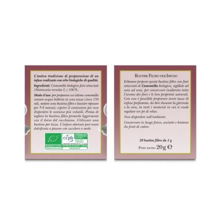 Erbamea Camomille 20 sachets