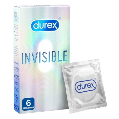 Durex Invisible Profilattici Astuccio da 6 pezzi
