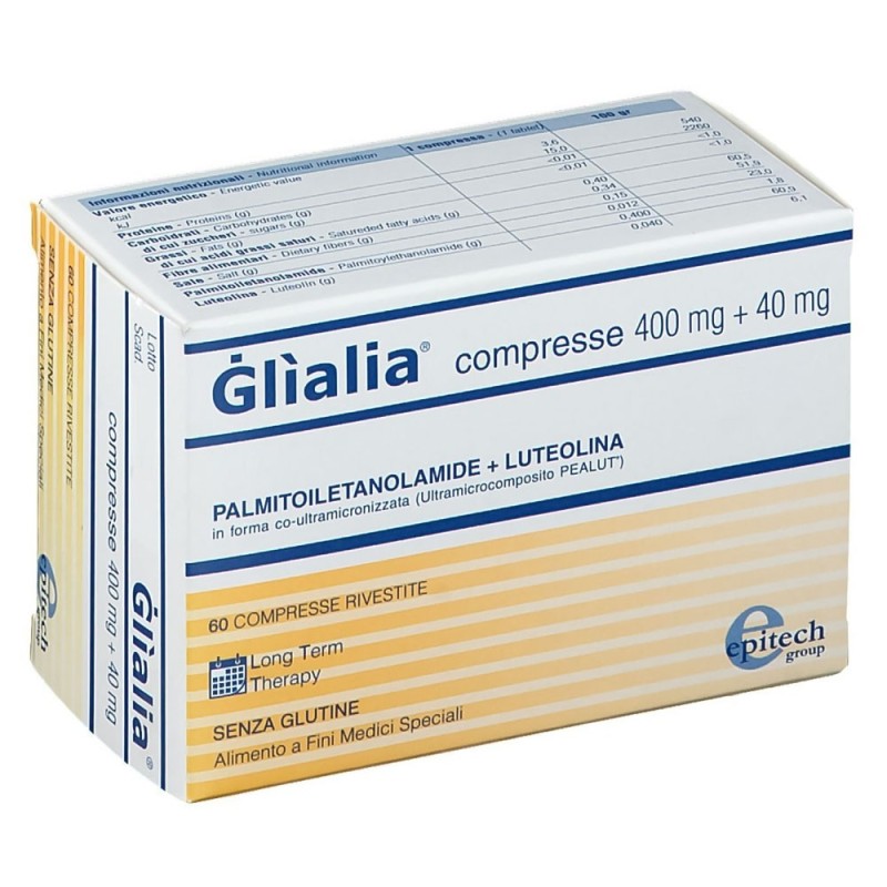 Glìalia 400 mg + 40 mg 60 comprimidos