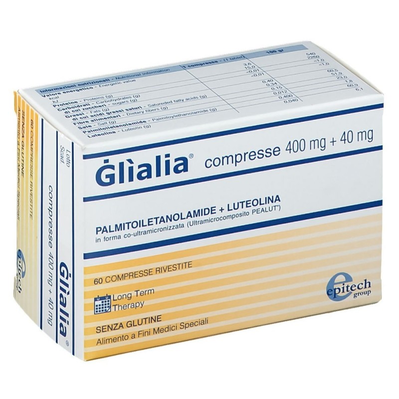 Glìalia 400 mg + 40 mg confezione da 60 compresse