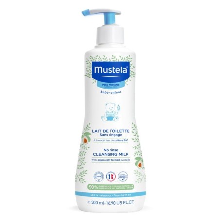 Mustela Pelle Normale Latte Di Toilette Flacone da 500 ml