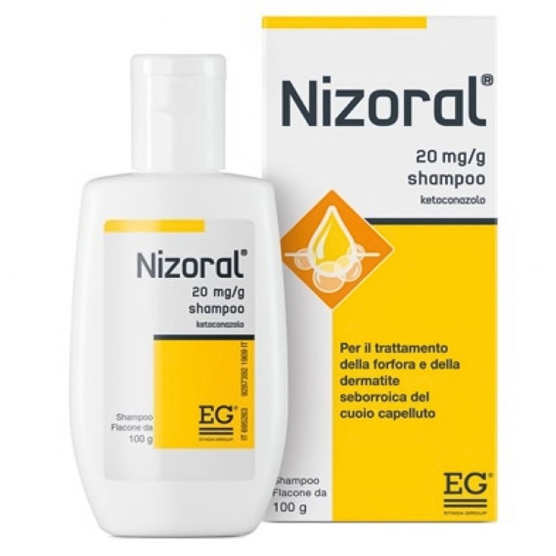 Nizoral
20 mg/g shampoo
Ketoconazolo
Per il trattamento della forfora e della dermatite seborroica del cuoio capelluto