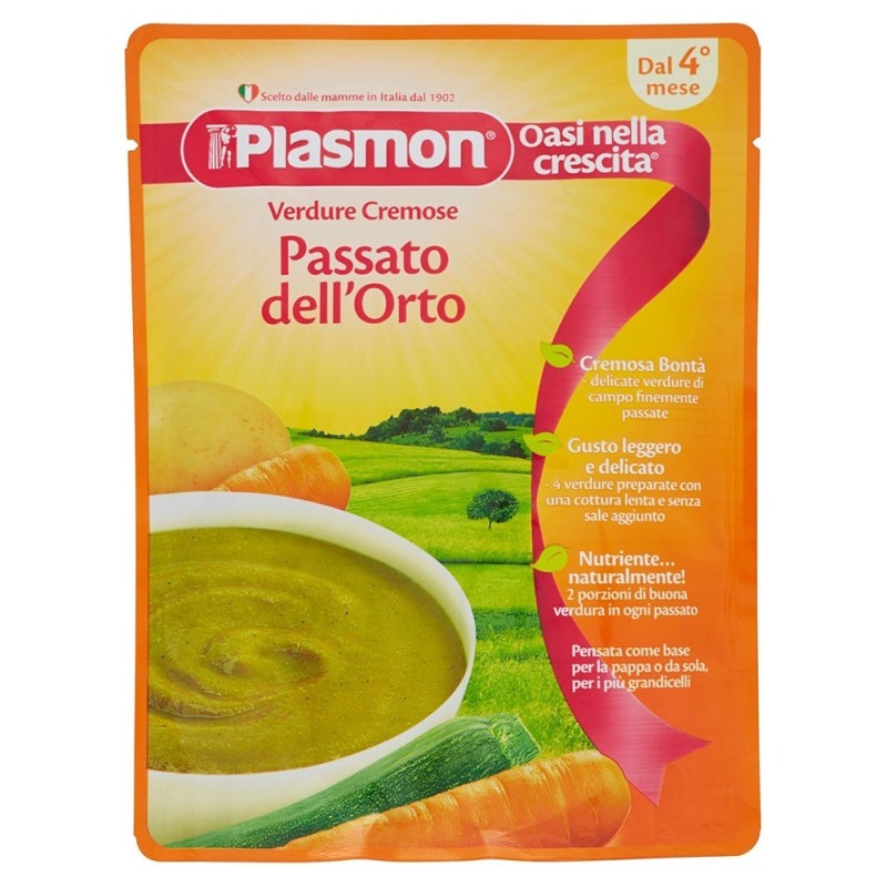 Plasmon gemischtes Gemüsepüree aus dem Garten 4 Monate + 180 g