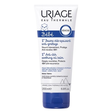 Uriage bébé 1er baume oleo-apaosant tube 200 ml