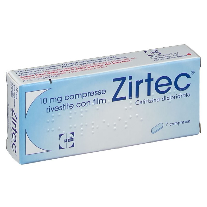 Zirtec 10 mg 7 Tabletten