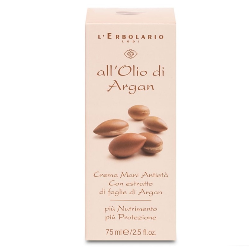 L'Erbolario all'olio di argan crema mani antietà Tubo da 75 ml