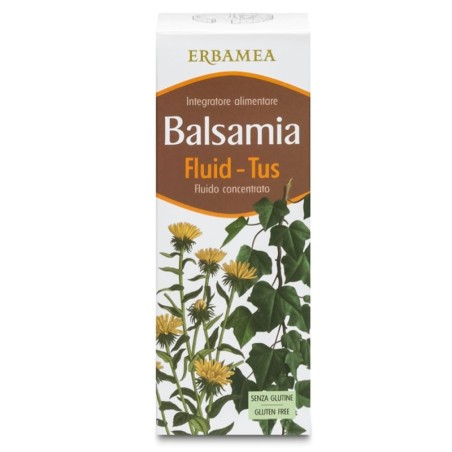 Erbamea
Balsamia
fluid-tus
fluido concentrato
senza glutine
Flacone da 200 ml