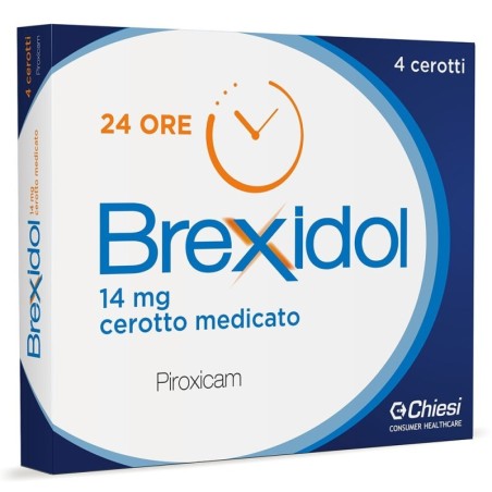 Brexidol
14 mg cerotto medicato
Piroxicam
24 ore