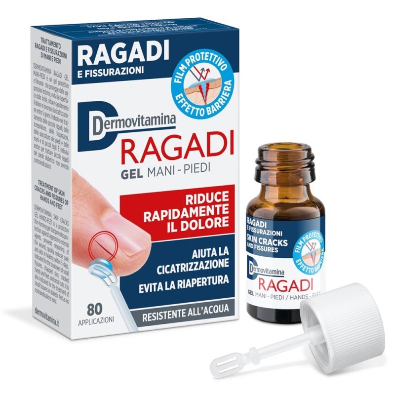 Dermovitamina
ragadi
gel mani - piedi
riduce rapidamente il dolore