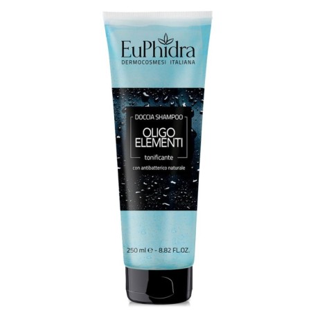 Euphidra
Doccia Shampoo
Oligoelementi
Tonificante
con antibatterico naturale
Tubo da 250 ml