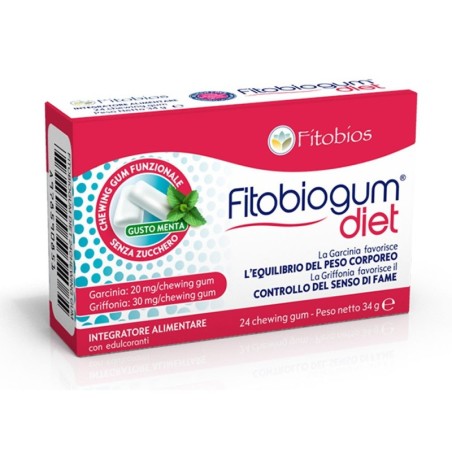 Fitobiogum diet Confezione da 24 chewing gum