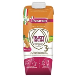 Plasmon nutri-mune 3 liquid biscuit milk 18 x 500 ml