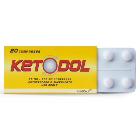Ketodol 25 mg + 200 mg 20 Tabletten