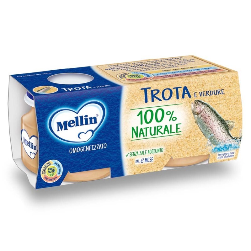 Trucha Mellin homogeneizada 6 meses + 2x80 g