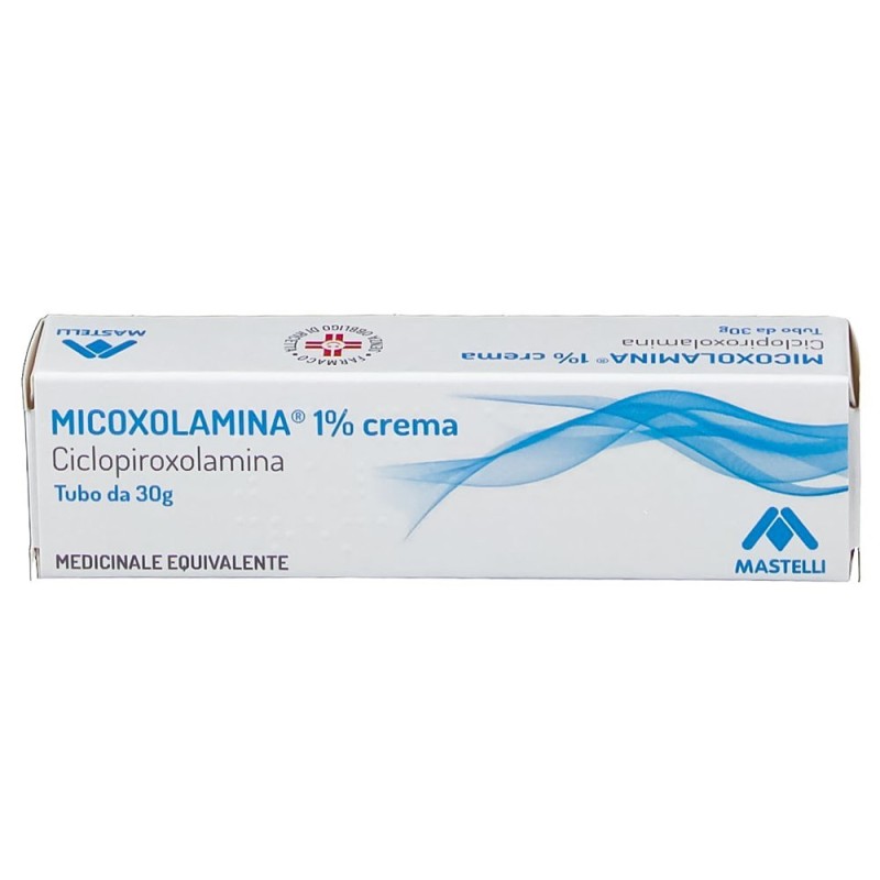 Micoxolamina
1% crema
Ciclopiroxolamina
medicinale equivalente