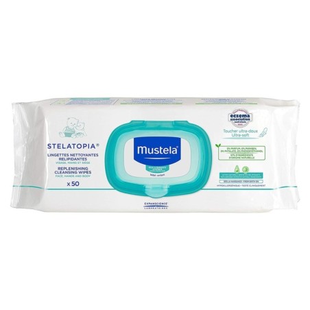 Mustela
stelatopia
salviette detergenti relipidanti
Confezione da 50 pezzi