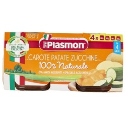 Plasmon
omogeneizzato
carote patate zucchine
100% naturale
4 mesi+