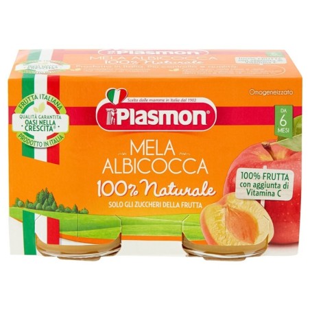 Plasmon
omogeneizzato
mela e albicocca
100% naturale
6 mesi+