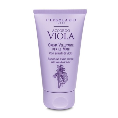 L'erbolario Accordo viola crema vellutante mani Tubo da 75 ml