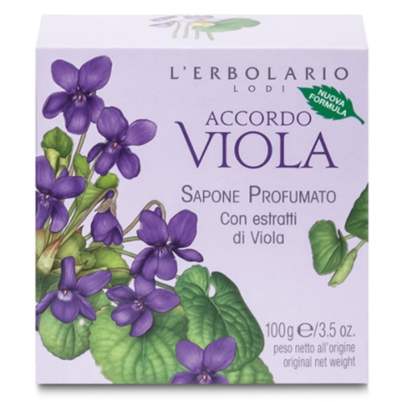 L'erbolario Accordo viola sapone Panetto da 100 g