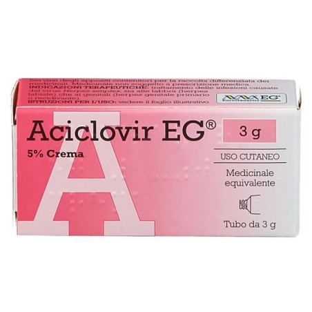Aciclovir EG 5% crema tubo da 3 g