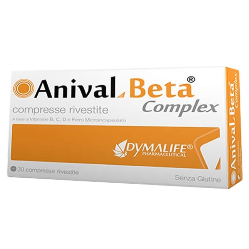 Anival beta
complex
a base di Vitamine B, C, D e Ferro microincapsulato