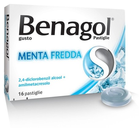 Benagol confezione da 16 pastiglie menta fredda