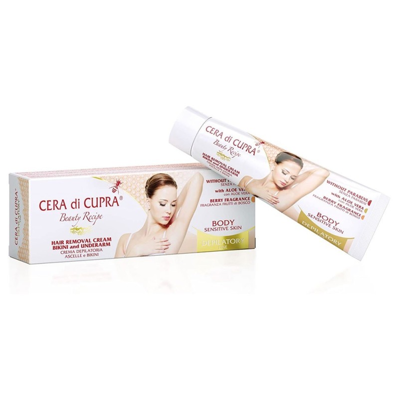 Cera di cupra crema depilatoria ascelle bikini Tubo da 100 ml