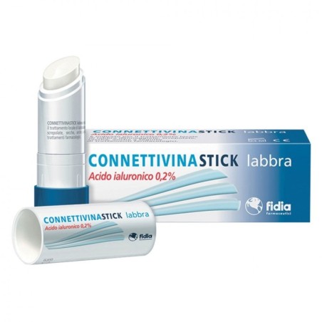 Connettivinastick
labbra
Acido ialuronico 0,2%
1 Stick da 3 g