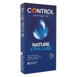 Control nature xtra lube profilattico Confezione da 6 pezzi