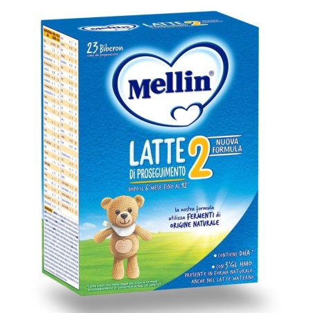Mellin 2
Latte In Polvere
dopo il 6° mese fino al 12°
confezione da 700 g