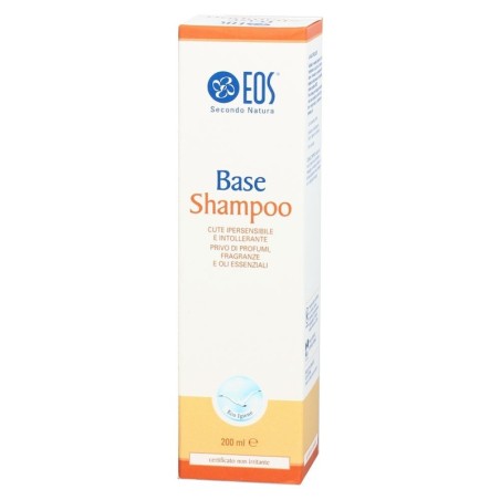 Eos
base shampoo
cute ipersensibile e intollerante, privo di profumi, fragranze e oli essenziali.