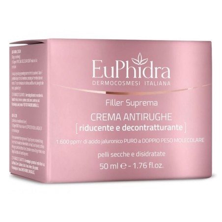 Euphidra filler suprema crema antirughe riducente e decontratturante Vasetto da 50 ml