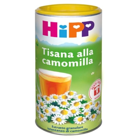 Hipp
tisana camomilla
Estratto granulare istantaneo di camomilla
barattolo da 200 g