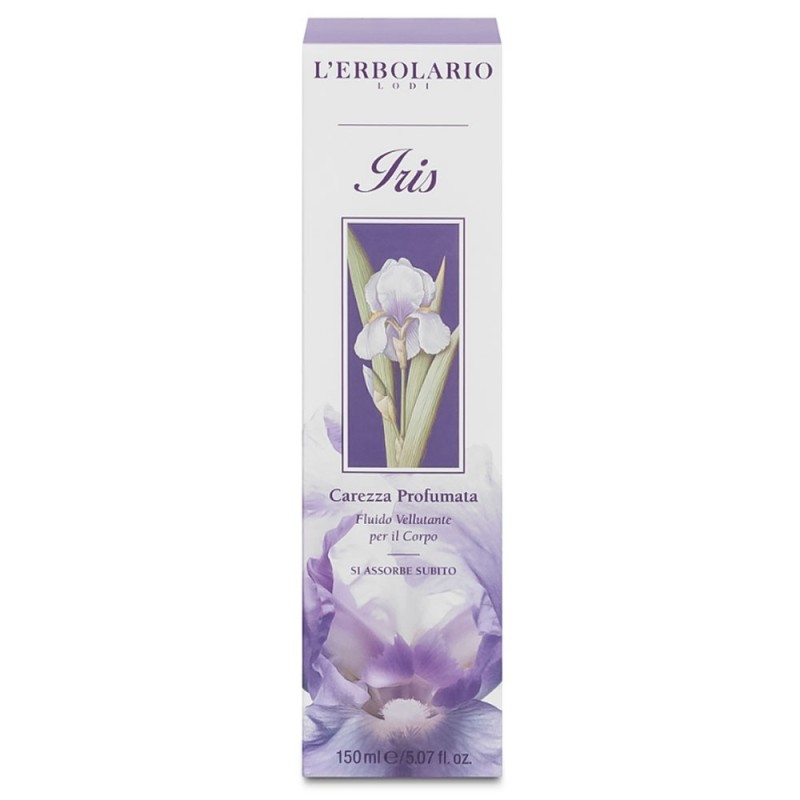 L'Erbolario
Iris
carezza profumata
Fluido vellutante per la pelle del corpo
Flacone da 150 ml