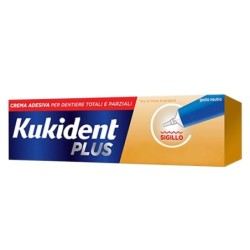 Kukident plus
sigillo
crema adesiva per dentiere totale e parziali
la migliore tecnologia anti-infiltrazioni