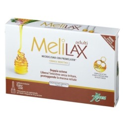 Melilax
adulti
Microclisma con Promelaxin
Doppia azione, libera l'intestino senza irritare, proteggendo la mucosa rettale.