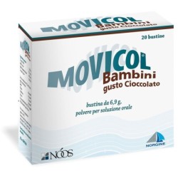 Movicol
bambini polvere per soluzione orale
gusto cioccolato
confezione 20 bustine da 6,9 g