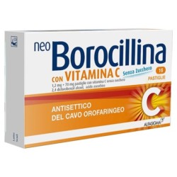 Neoborocillina mit Vitamin C 16 zuckerfreie Tabletten