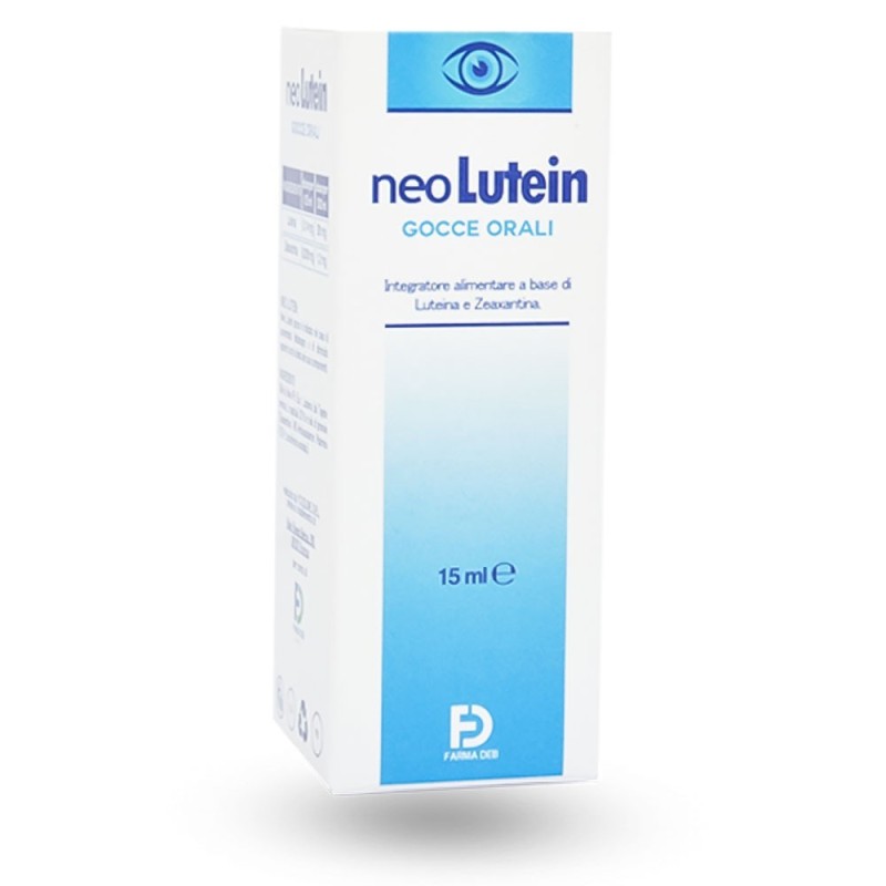 neoLutein
gocce orali
integratore alimentare a base di luteina e Zeaxantina
flaconcino 15 ml