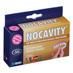 Nocavity
kit per otturazioni dentali provvisorie
otturazione facile e veloce
nuova formula