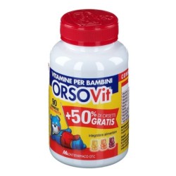 OrsoVit
Caramelle Gommoso
Integratore Alimentare
vitamine per bambini
gusto frutta