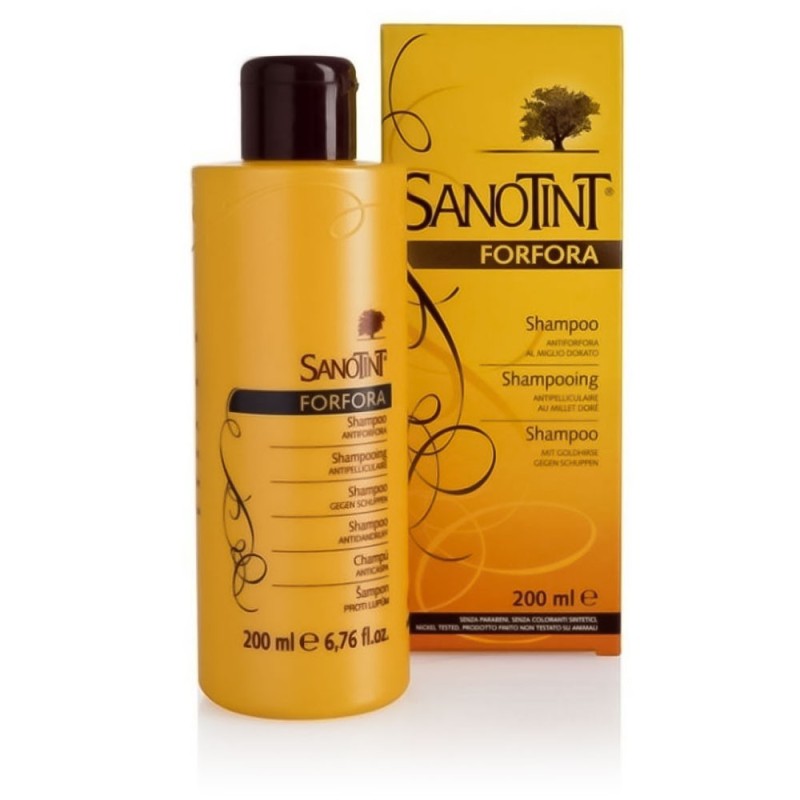 SanoTinT
forfora
shampoo capelli
antiforfora al miglio dorata
flacone da 200 ml