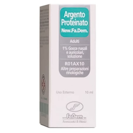 Argento proteinato 1% gocce nasali e auricolari